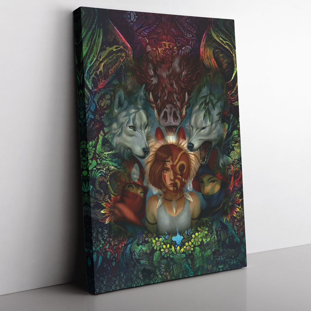 Morukai "Princess Mononoke Studio Ghibli Canvas Print Wall Art