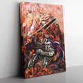 Morukai "Quest of Guts Berserk Vertical Canvas Print Wall Art