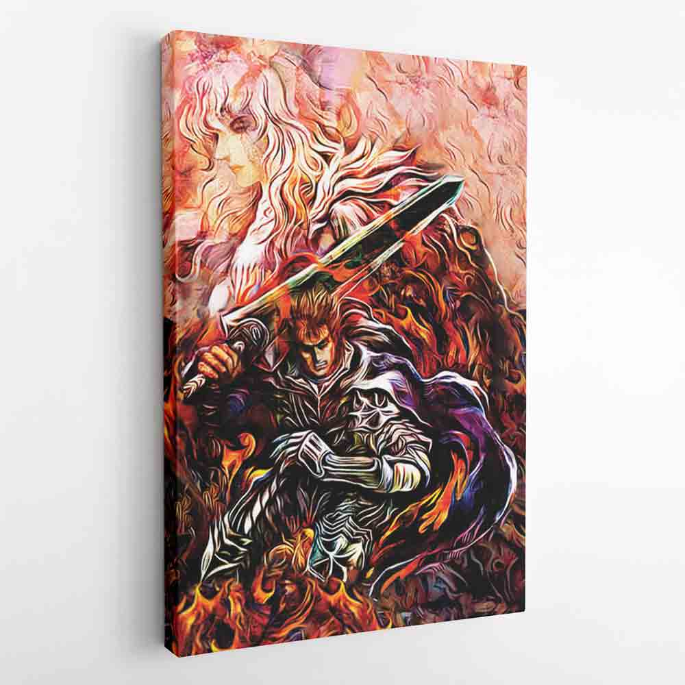 Morukai "Quest of Guts Berserk Vertical Canvas Print Wall Art