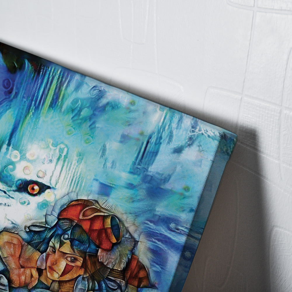 Morukai "Raging Princess Mononoke Studio Ghibli Canvas Print Wall Art