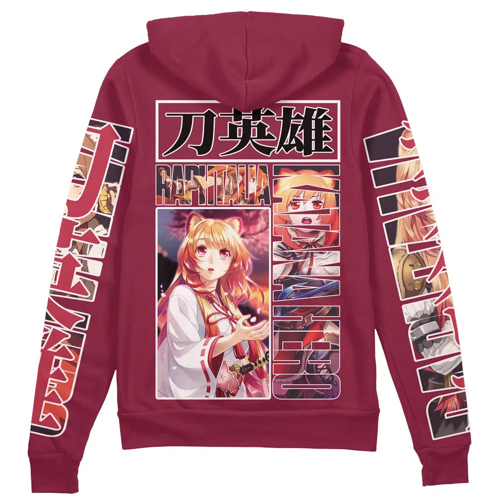 Morukai "Raphtalia The Rising of the Shield Hero Streetwear Zip Hoodie Jacket