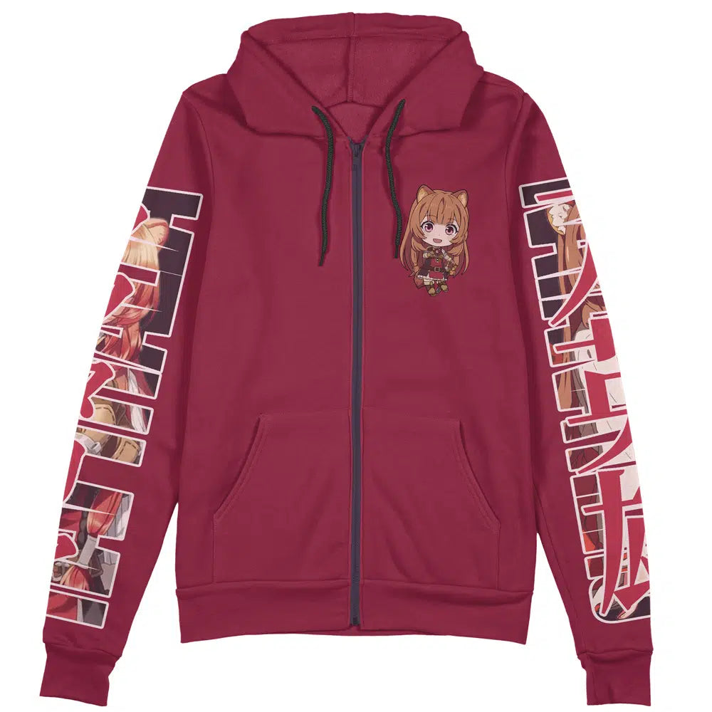 Morukai "Raphtalia The Rising of the Shield Hero Streetwear Zip Hoodie Jacket
