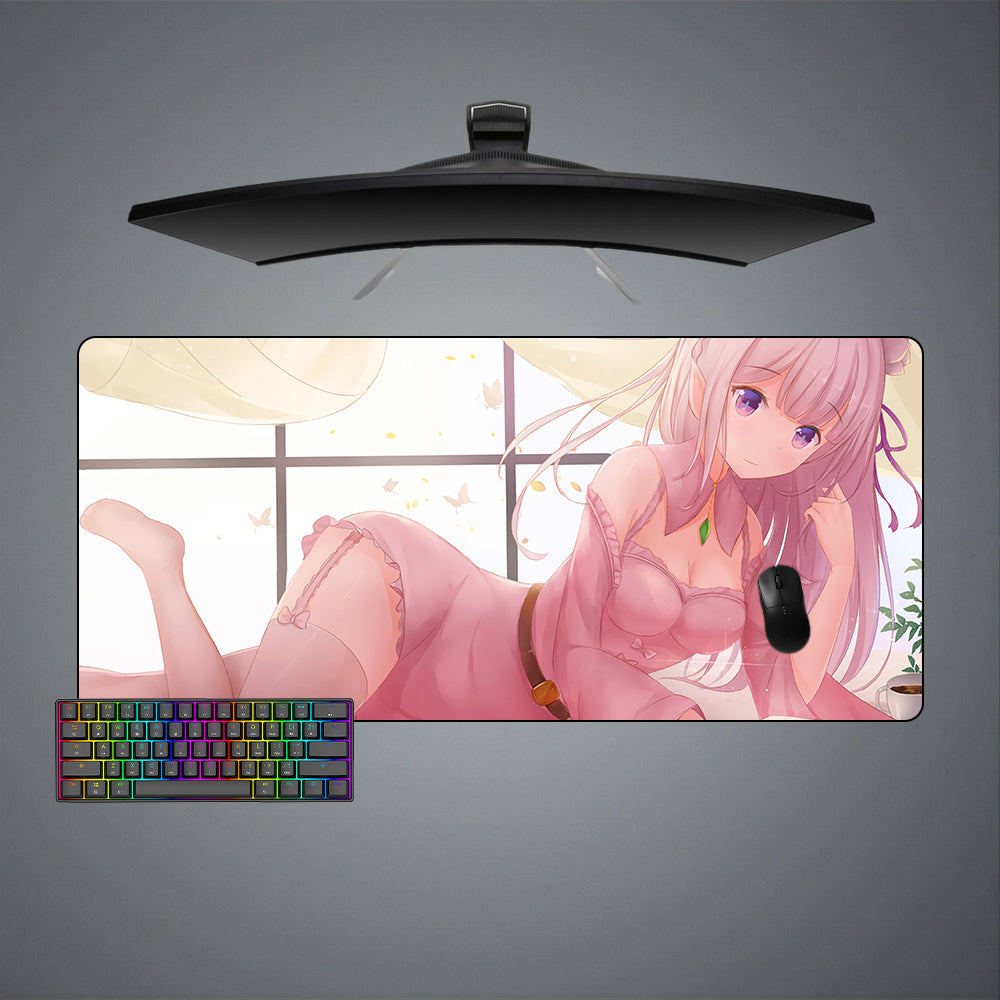 Morukai "Emilia" Re:Zero − Starting Life in Another World Gaming Mouse Pad