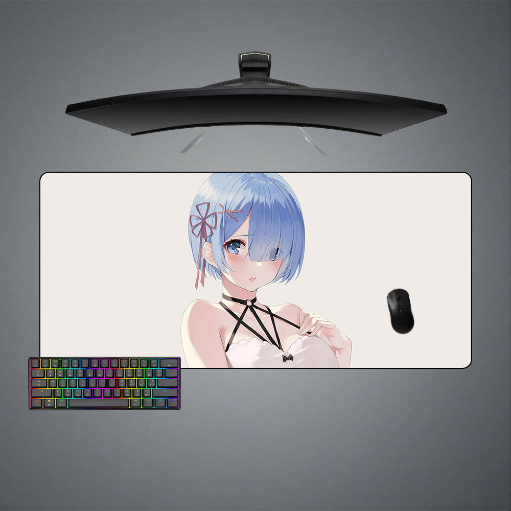 Morukai "Rem Blush" Re:Zero Gaming Mouse Pad