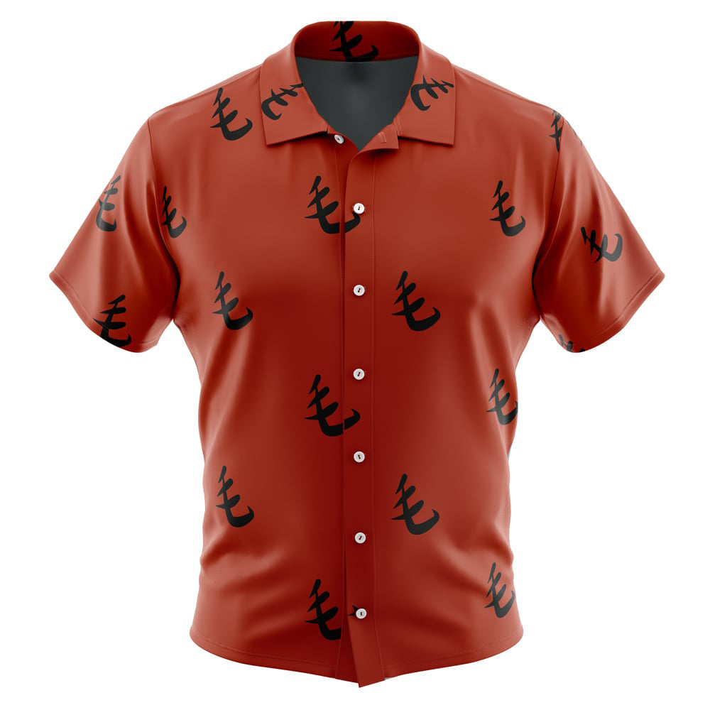 Morukai "Red Pattern Saitama" One Punch Man Hawaiian Shirt