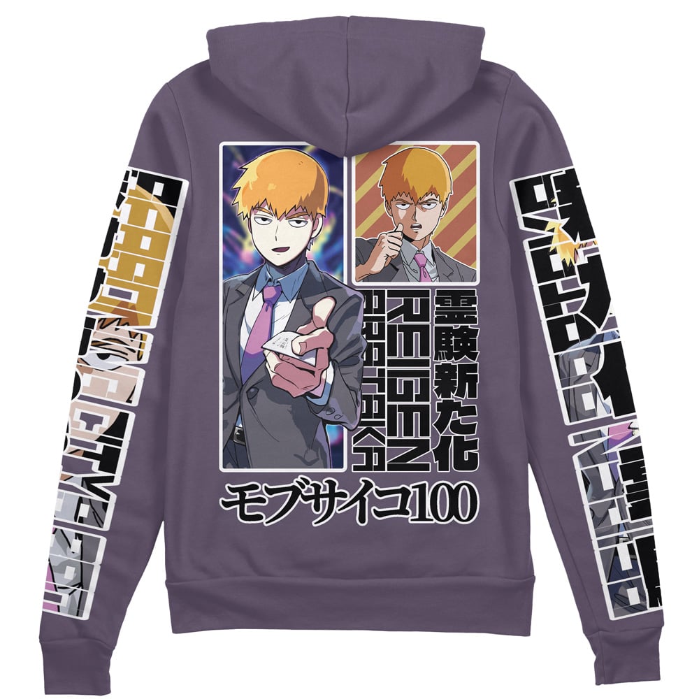 Morukai "Reigen Arataka Mob Psycho 100 Streetwear Zip Hoodie Jacket