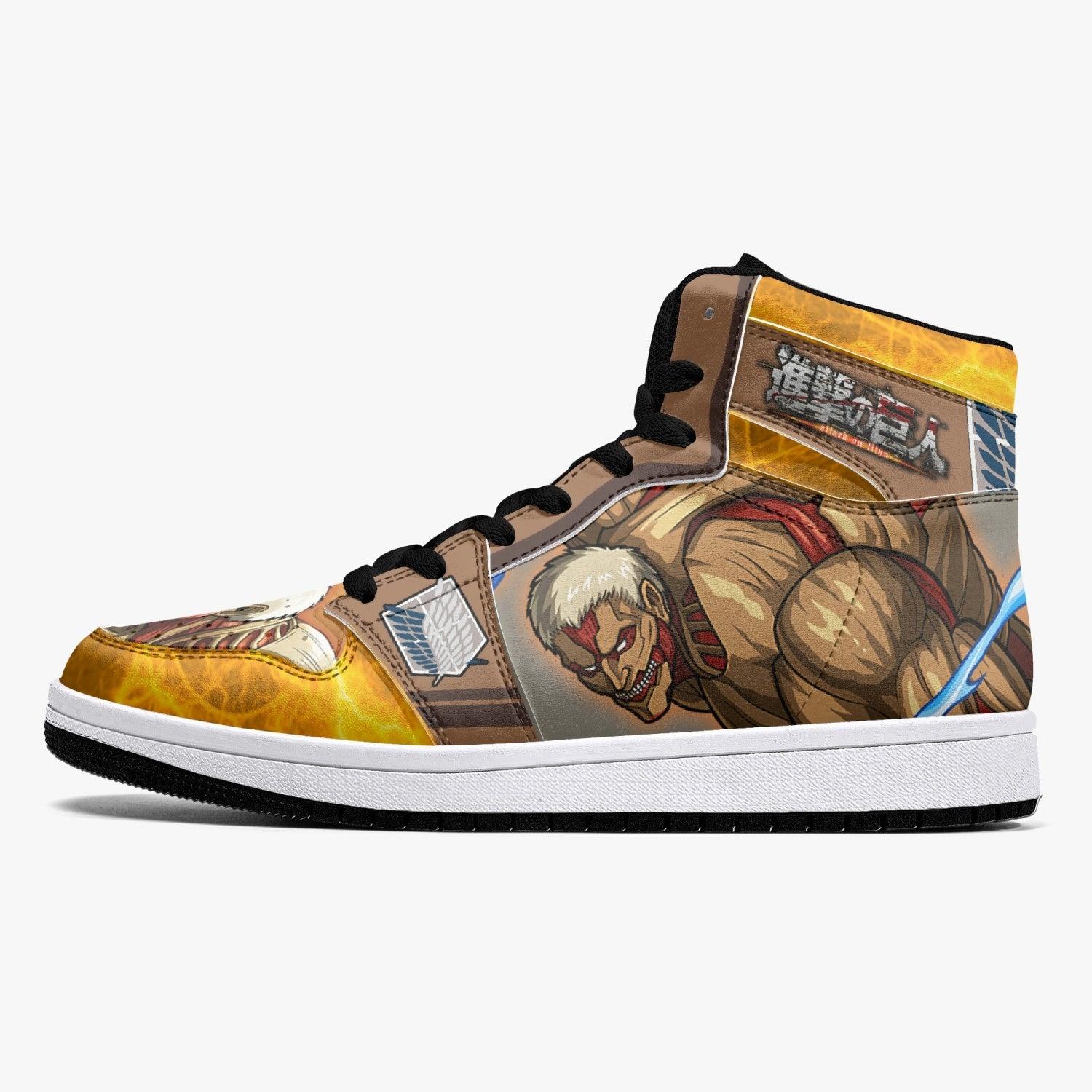 Morukai "Reiner Braun Armored Titan Attack on Titan Mid 1 Basketball Shoes
