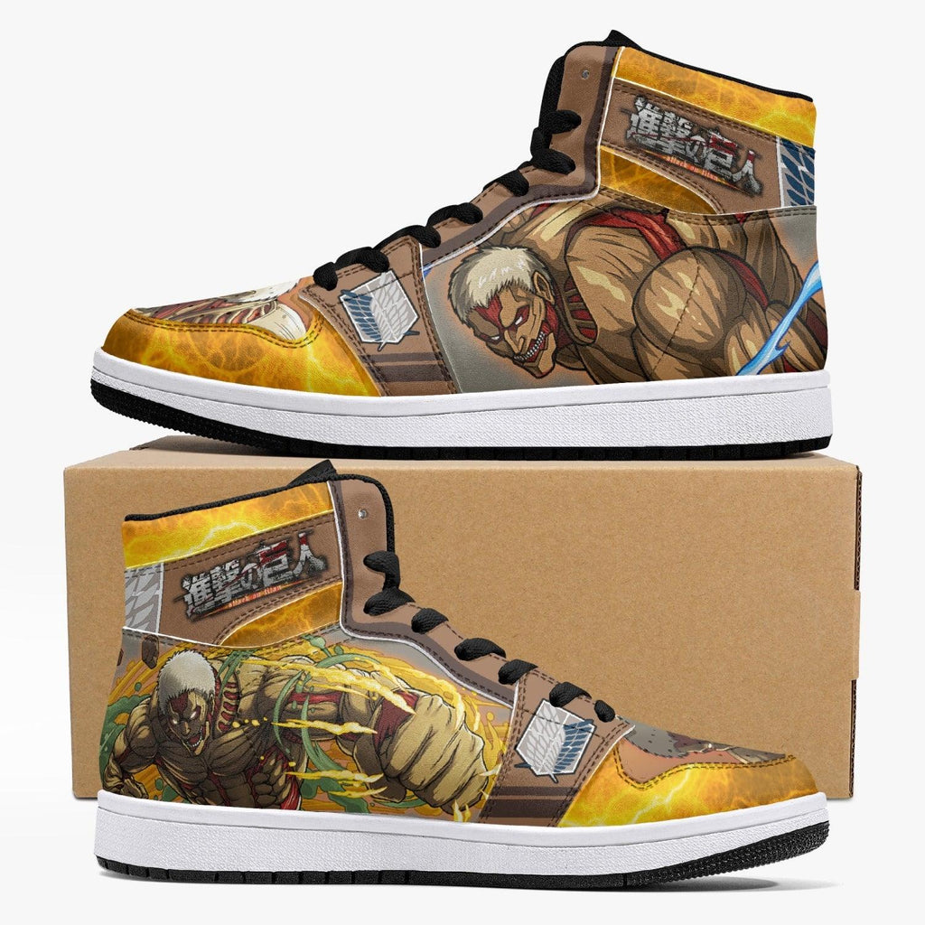 Morukai "Reiner Braun Armored Titan Attack on Titan Mid 1 Basketball Shoes