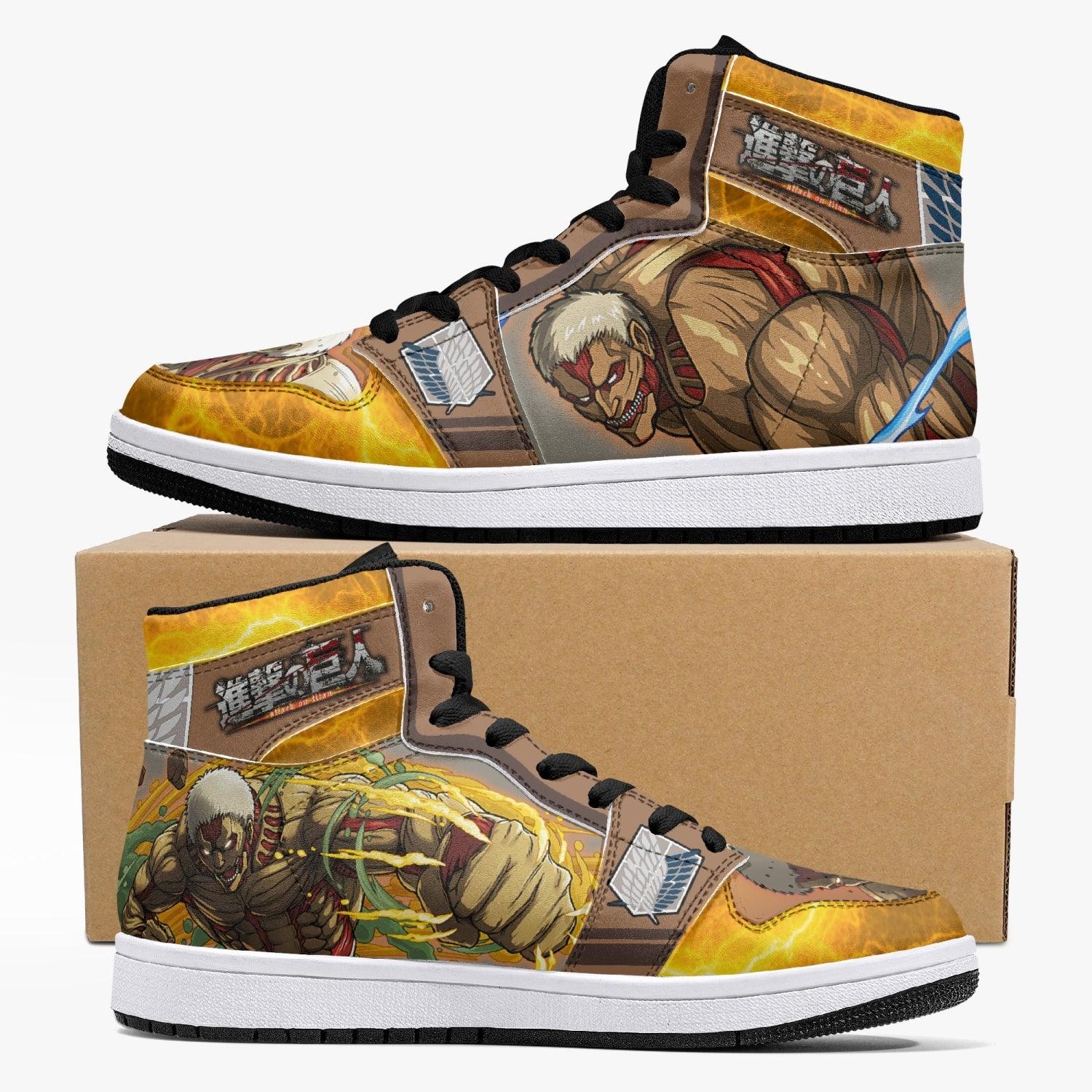 Morukai "Reiner Braun Armored Titan Attack on Titan Mid 1 Basketball Shoes
