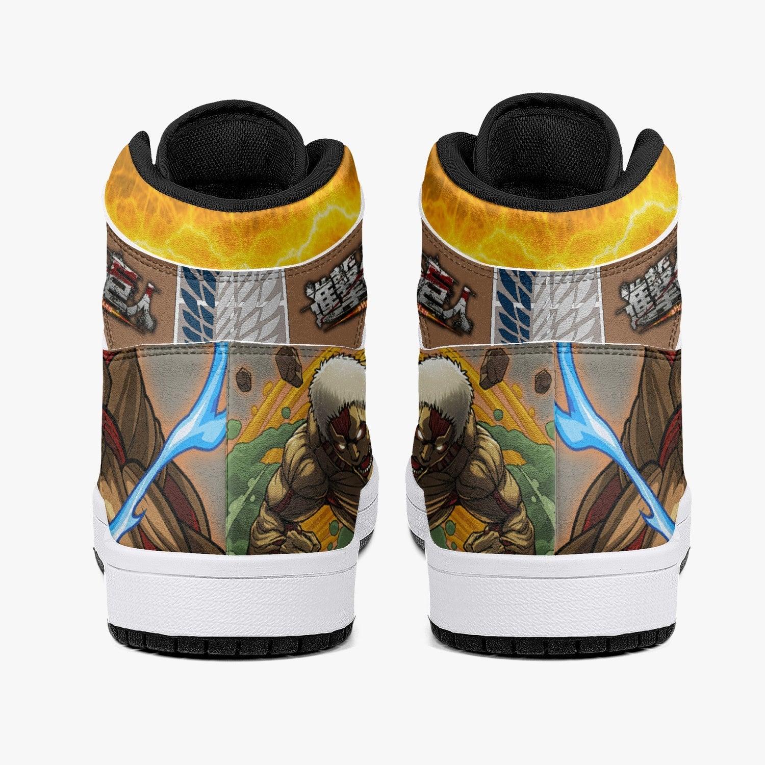 Morukai "Reiner Braun Armored Titan Attack on Titan Mid 1 Basketball Shoes