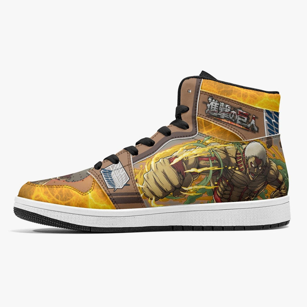 Morukai "Reiner Braun Armored Titan Attack on Titan Mid 1 Basketball Shoes