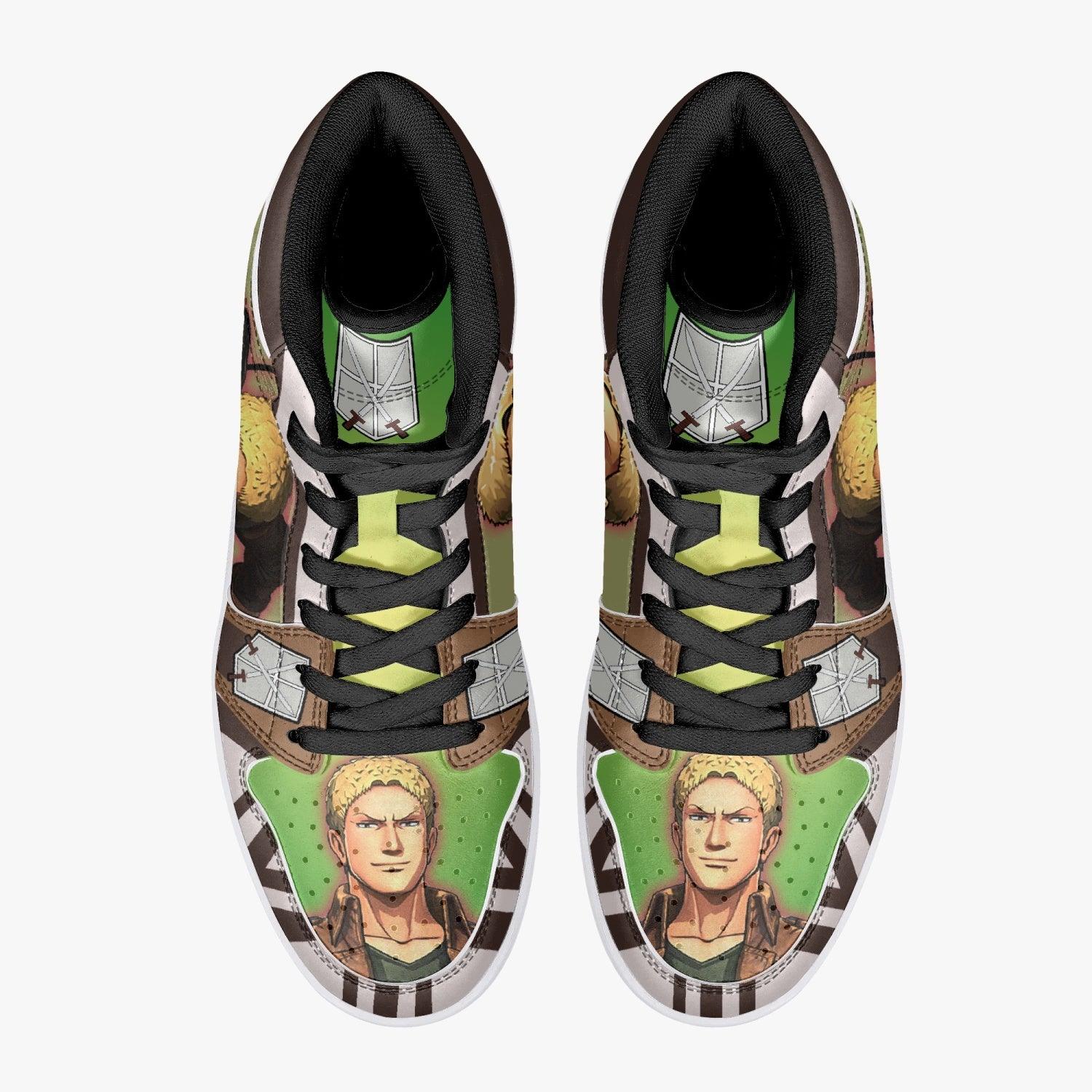Morukai "Reiner Braun Attack on Titan Mid 1 Basketball Shoes