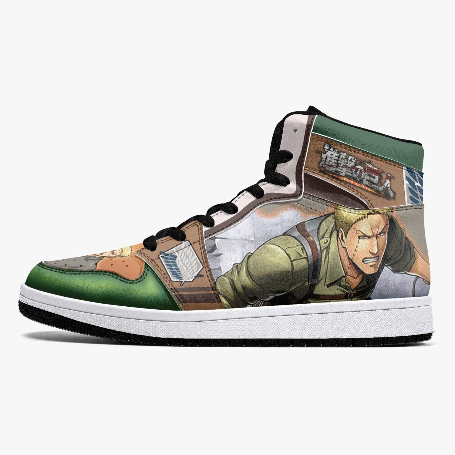 Morukai "Reiner Braun Revelation Shingeki no Kyojin Mid 1 Basketball Shoes