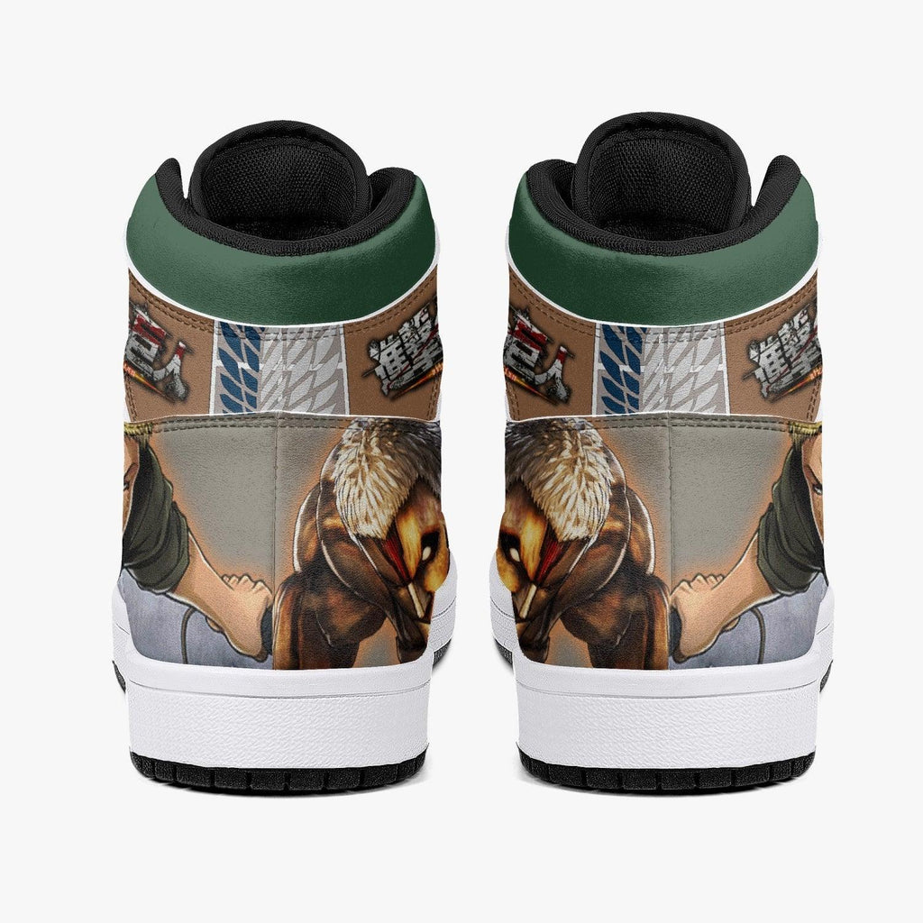 Morukai "Reiner Braun Revelation Shingeki no Kyojin Mid 1 Basketball Shoes