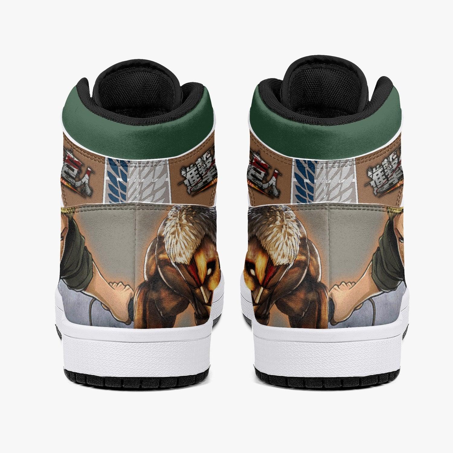Morukai "Reiner Braun Revelation Shingeki no Kyojin Mid 1 Basketball Shoes