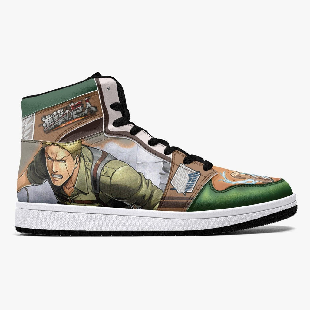 Morukai "Reiner Braun Revelation Shingeki no Kyojin Mid 1 Basketball Shoes