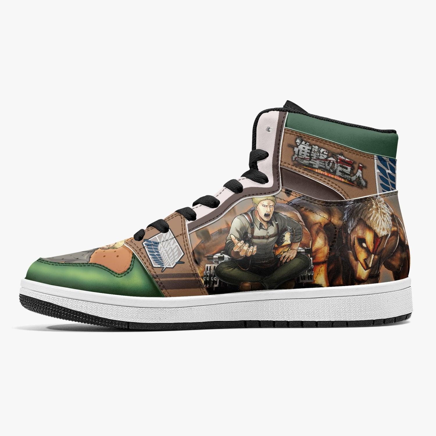 Morukai "Reiner Braun Revelation Shingeki no Kyojin Mid 1 Basketball Shoes