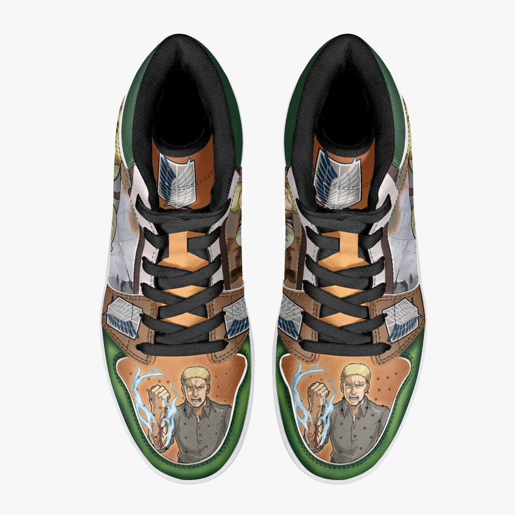 Morukai "Reiner Braun Revelation Shingeki no Kyojin Mid 1 Basketball Shoes