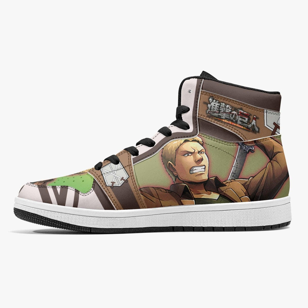 Morukai "Reiner Braun Shingeki no Kyojin Mid 1 Basketball Shoes