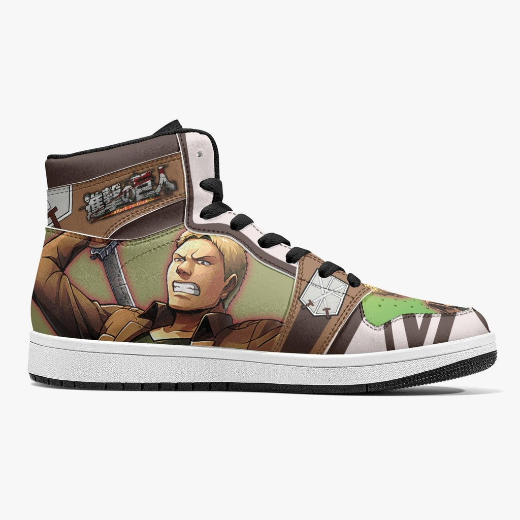 Morukai "Reiner Braun Shingeki no Kyojin Mid 1 Basketball Shoes