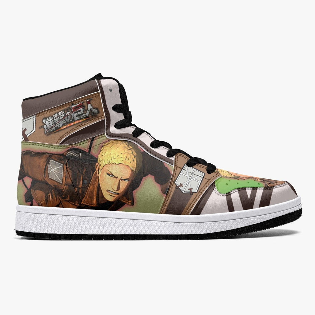 Morukai "Reiner Braun Shingeki no Kyojin Mid 1 Basketball Shoes