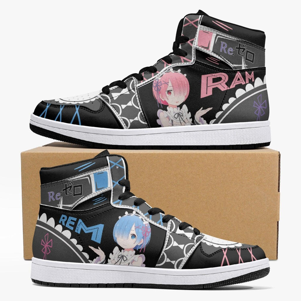 Morukai "Rem and Ram ReZero Mid 1 Basketball Shoes