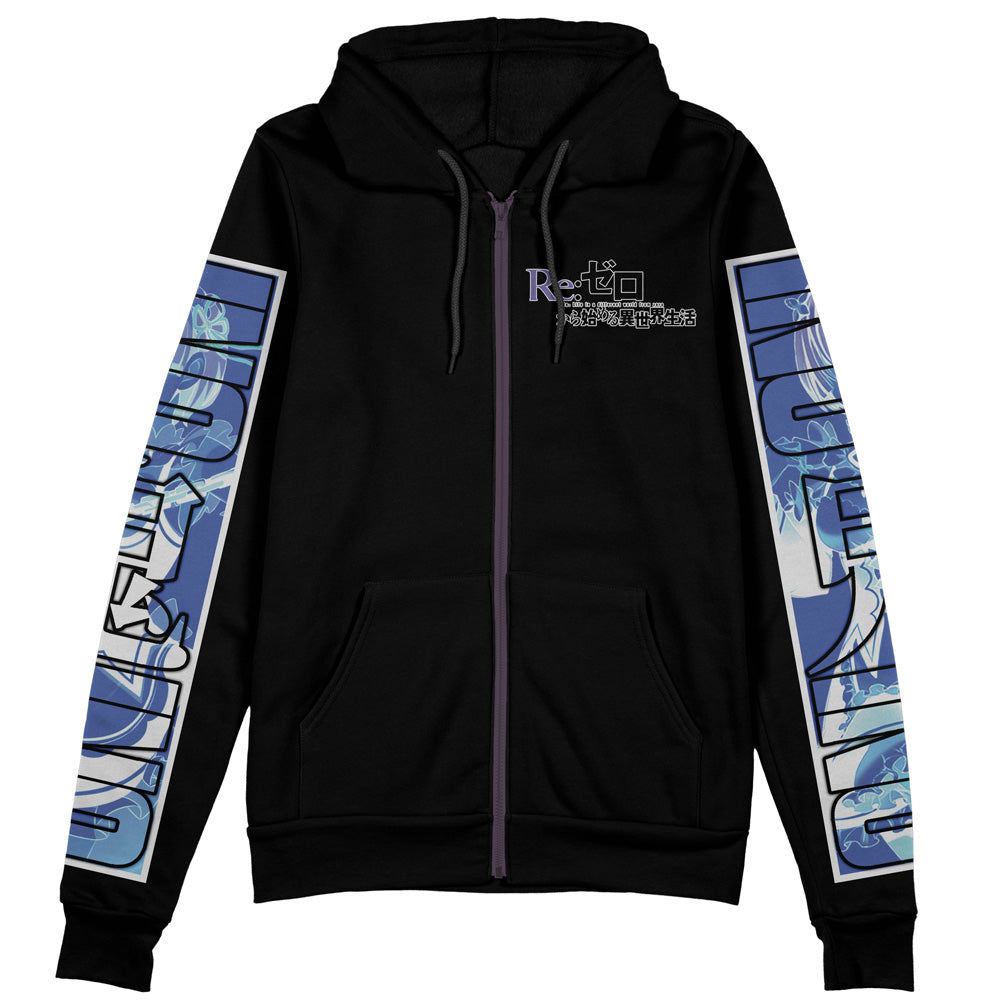 Morukai "Rem Re Zero Streetwear Zip Hoodie Jacket