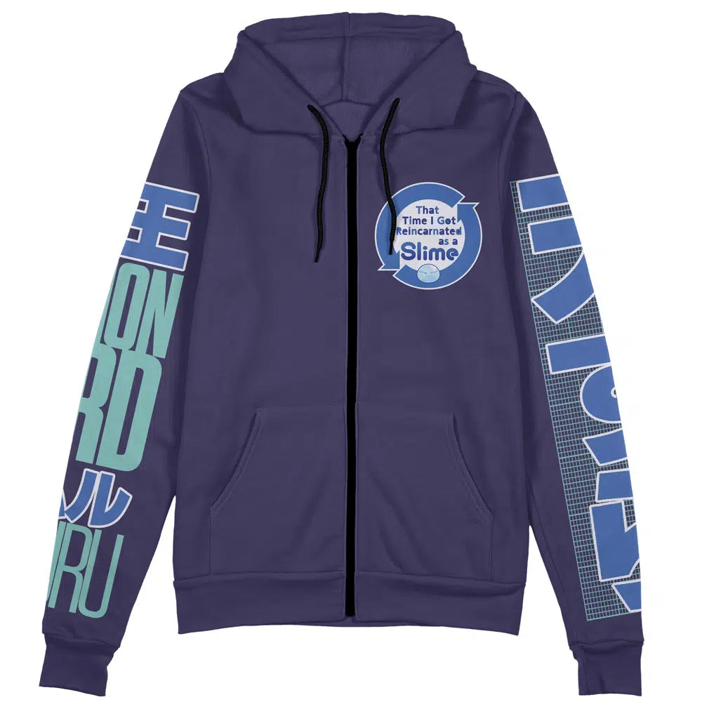 Morukai "Rimuru Tempest" That Time I got Reincarnated as a Slime Streetwear Zip Hoodie Jacket