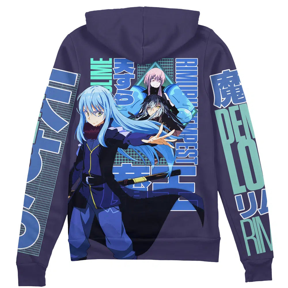 Morukai "Rimuru Tempest" That Time I got Reincarnated as a Slime Streetwear Zip Hoodie Jacket