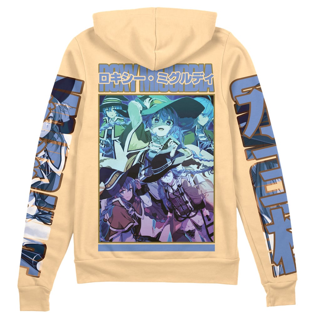 Morukai "Roxy Migurdia Mushoku Tensei Streetwear Zip Hoodie Jacket