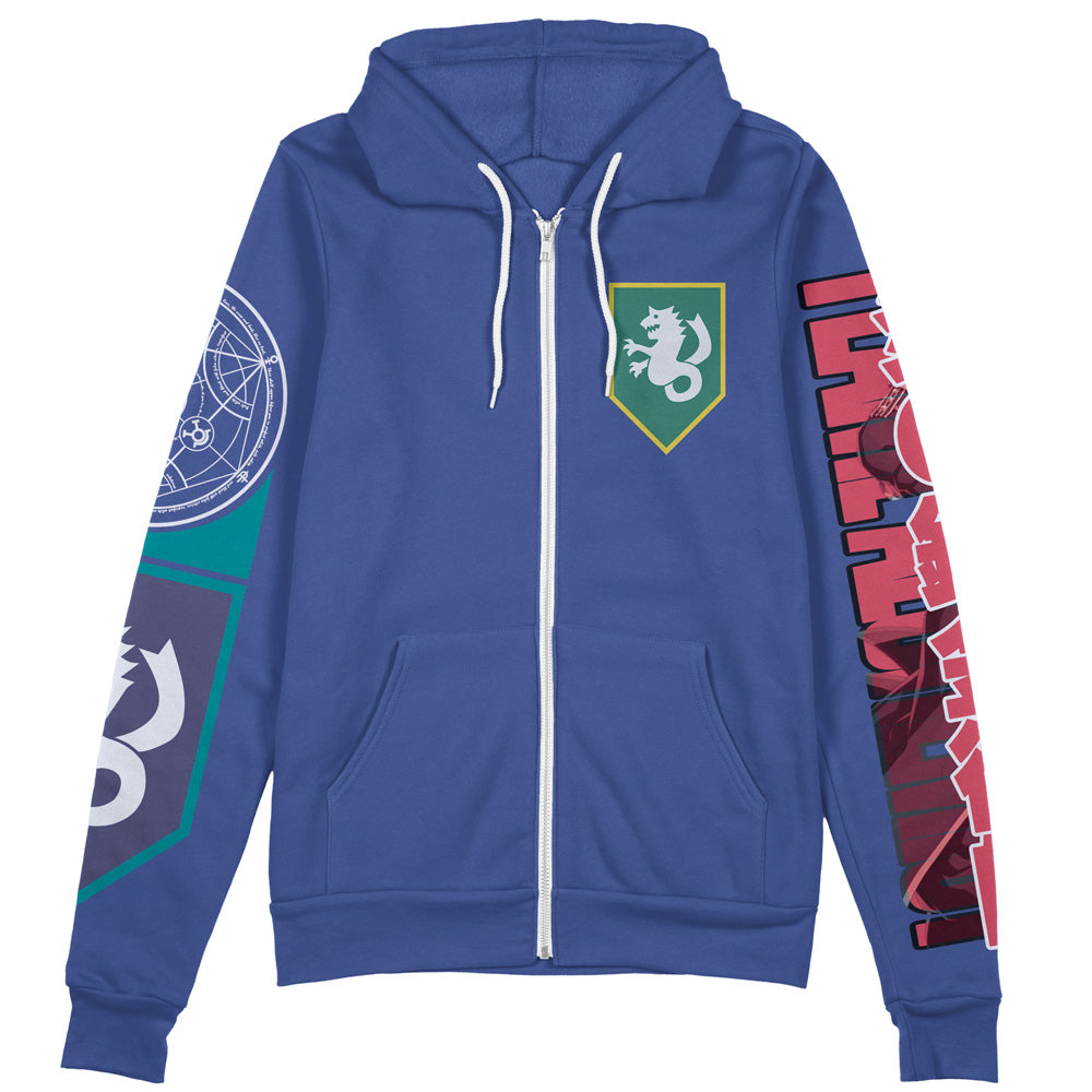 Morukai "Roy Mustang" Fullmetal Alchemist Streetwear Zip Hoodie Jacket