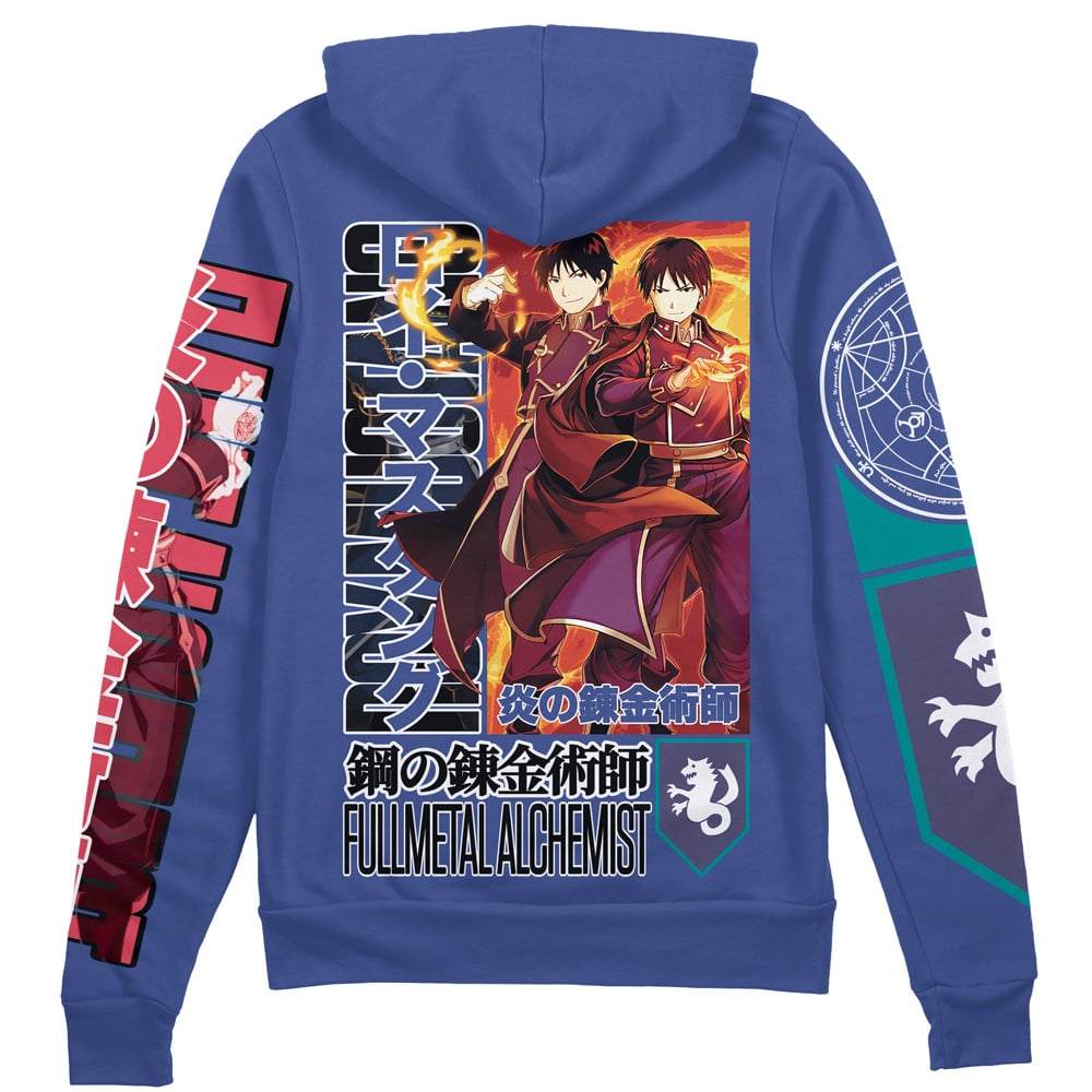 Morukai "Roy Mustang" Fullmetal Alchemist Streetwear Zip Hoodie Jacket