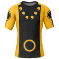Morukai "Naruto Sage of Six Paths Mode" Naruto Short Sleeve Rash Guard Compression Shirt