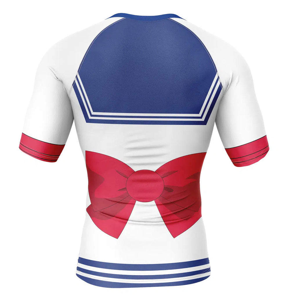 Morukai "Sailor Moon Short Sleeve Rash Guard Compression Shirt