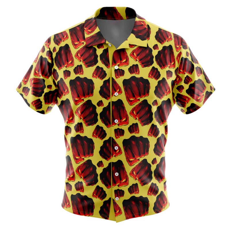 Morukai "Saitama Fist" One Punch Man Hawaiian Shirt