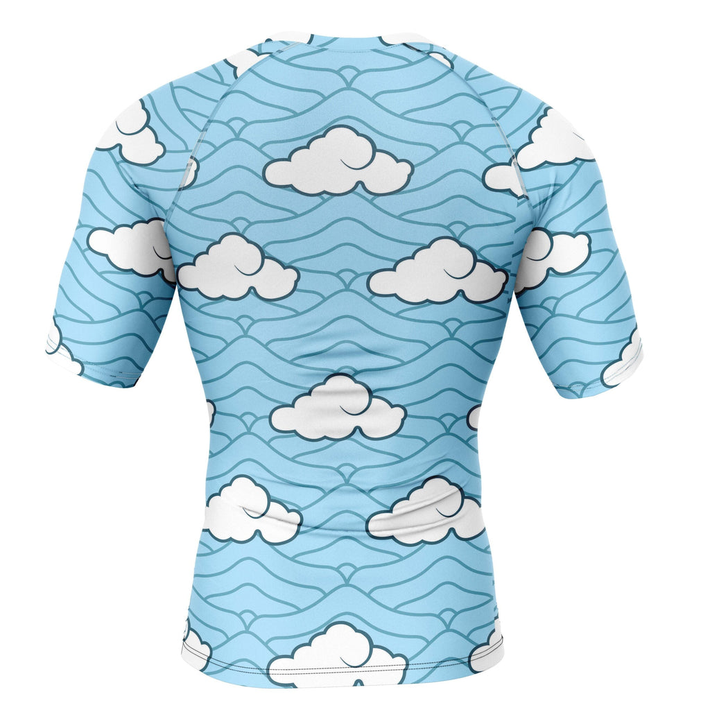 Morukai "Sakonji Urokodaki Demon Slayer Short Sleeve Rash Guard Compression Shirt