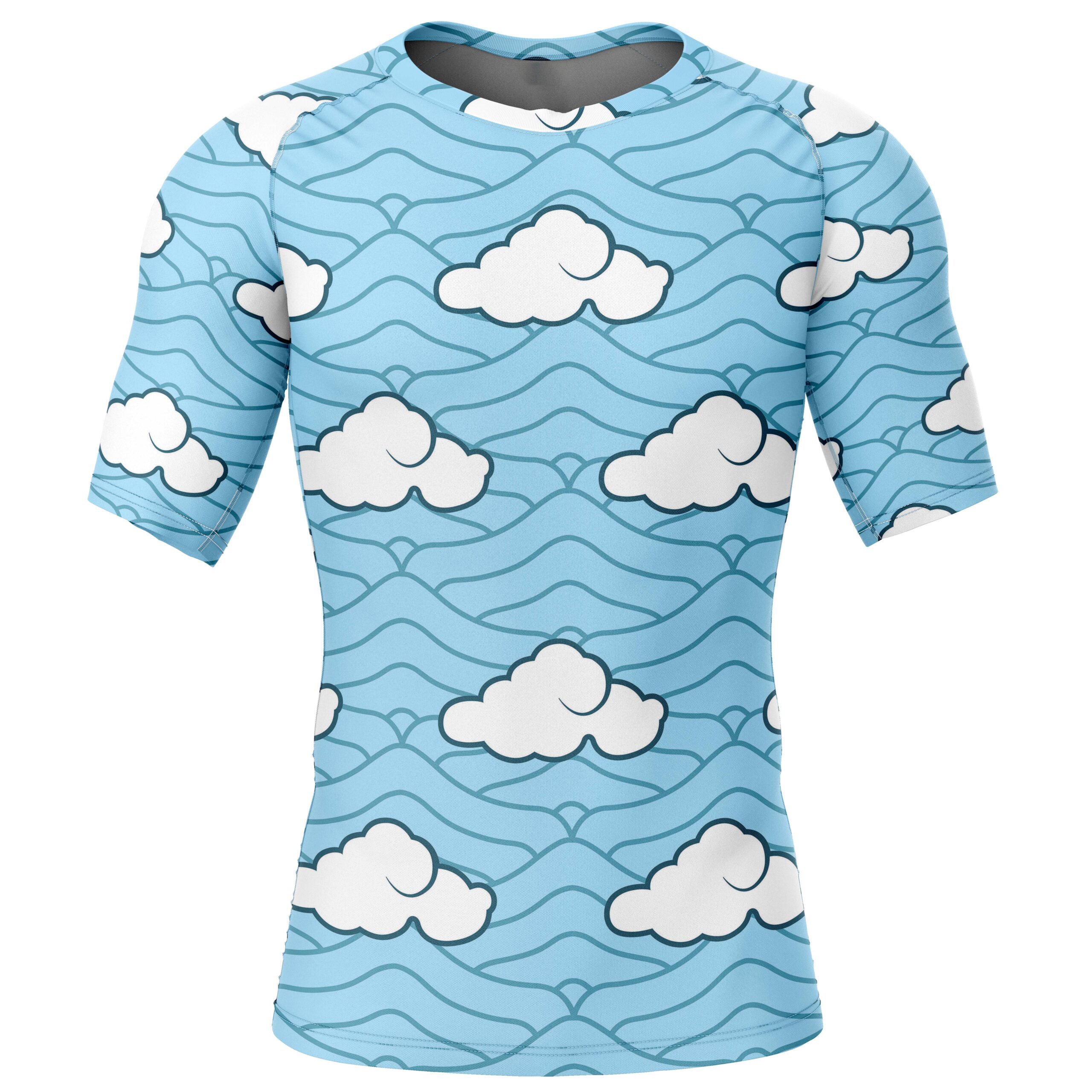 Morukai "Sakonji Urokodaki Demon Slayer Short Sleeve Rash Guard Compression Shirt