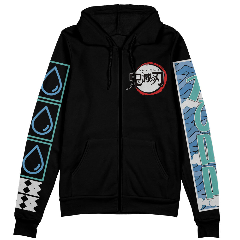 Morukai "Sakonji Urokodaki Demon Slayer Streetwear Zip Hoodie Jacket