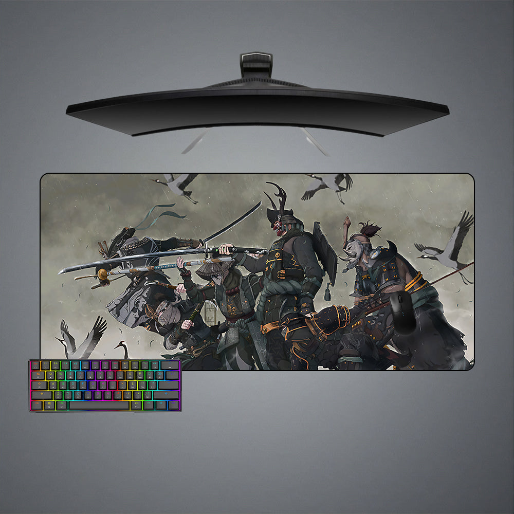 Morukai "Samurai Squad" For Honor - The Dance of the Cranes Gaming Mouse Pad