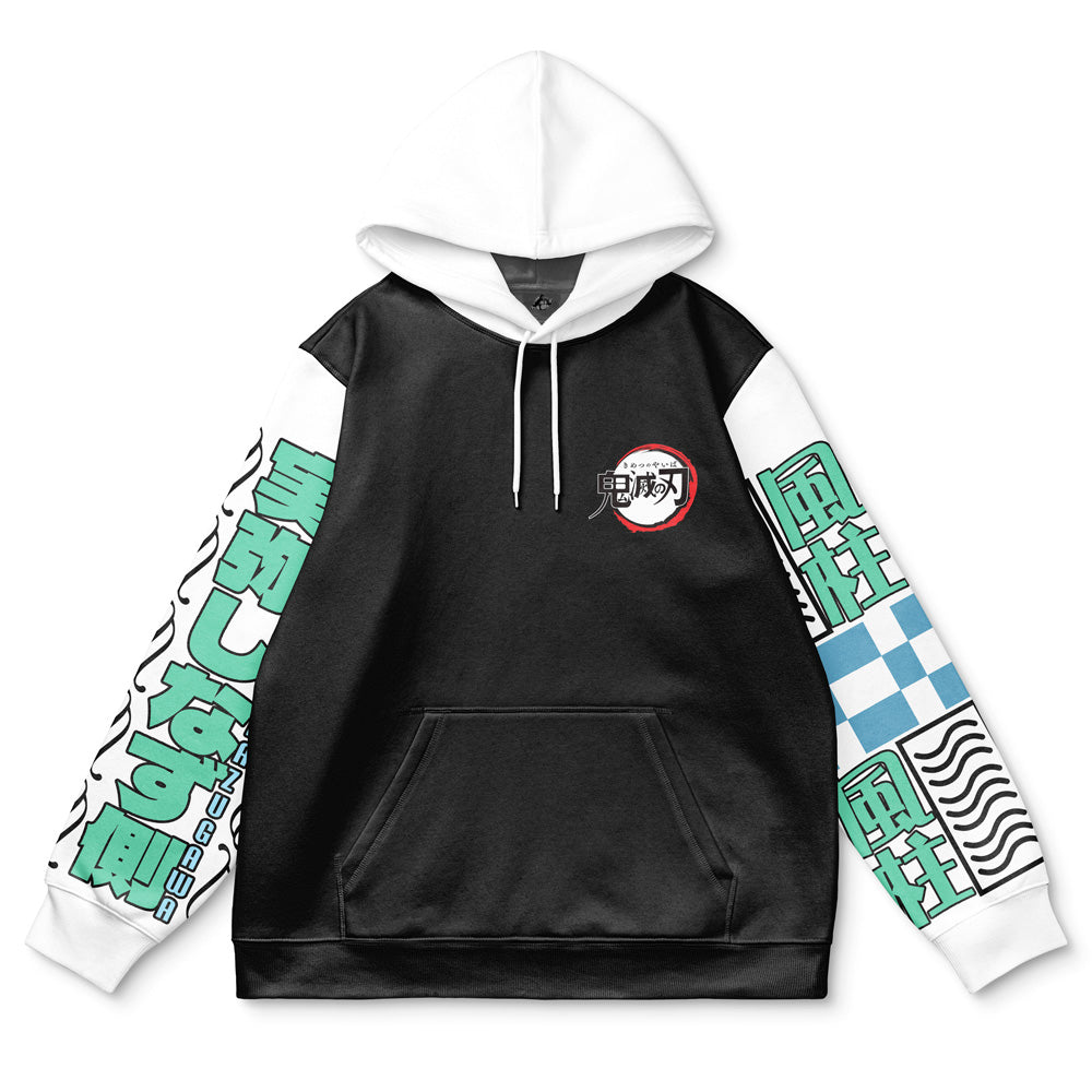 Morukai "Sanemi Shinazugawa Wind Pillar" Demon Slayer: Kimetsu no Yaiba Streetwear Hoodie