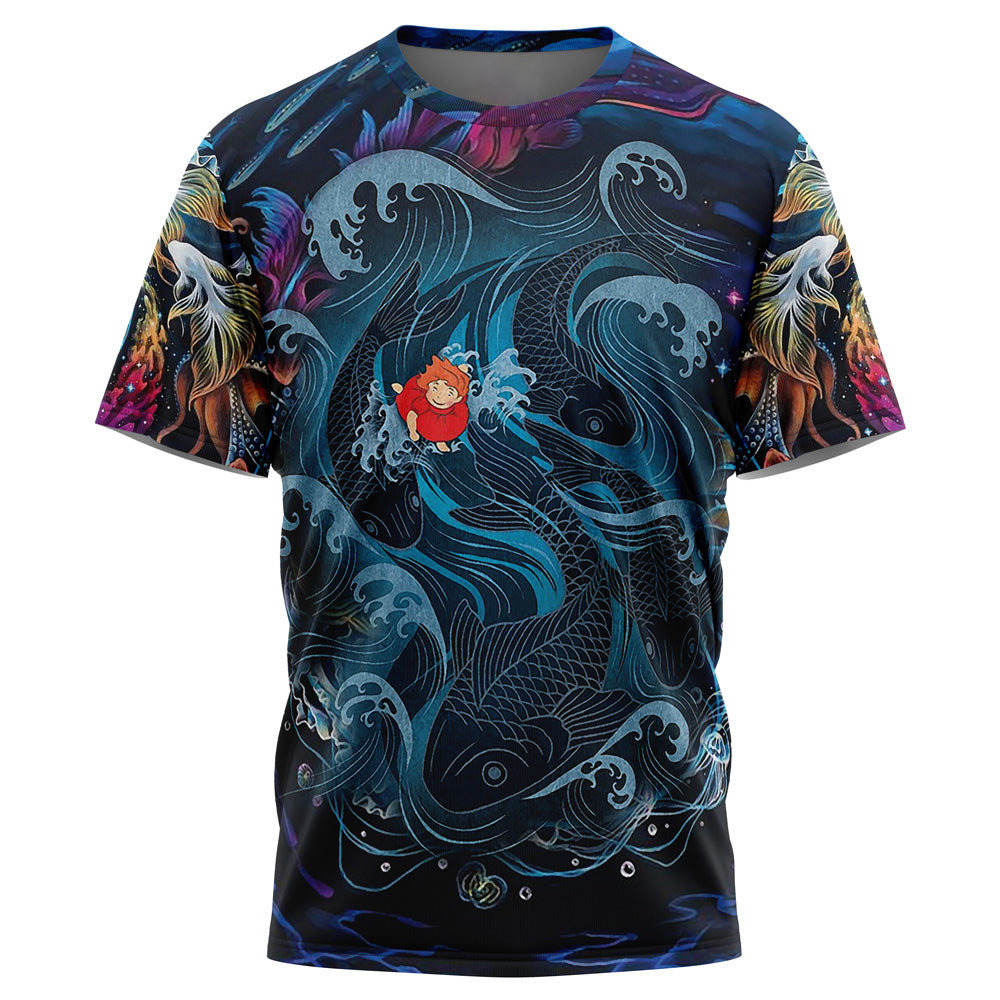 Morukai "Magical Ponyo" Ponyo AOP T-Shirt