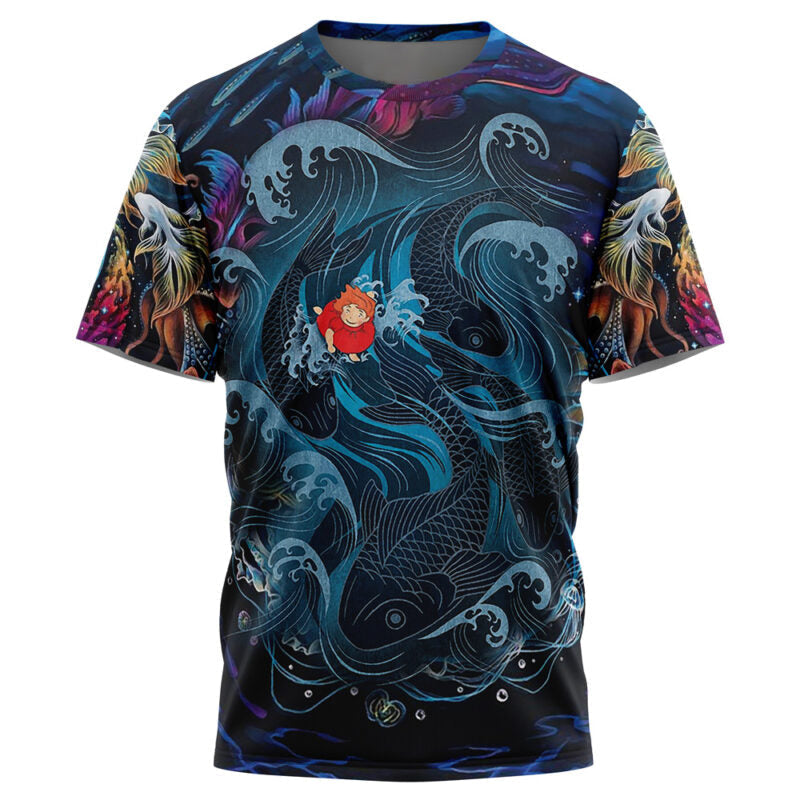 Morukai "Magical Ponyo" Ponyo AOP T-Shirt