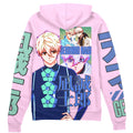 Morukai "Seishiro Nagi" Blue Lock Streetwear Zip Hoodie Jacket