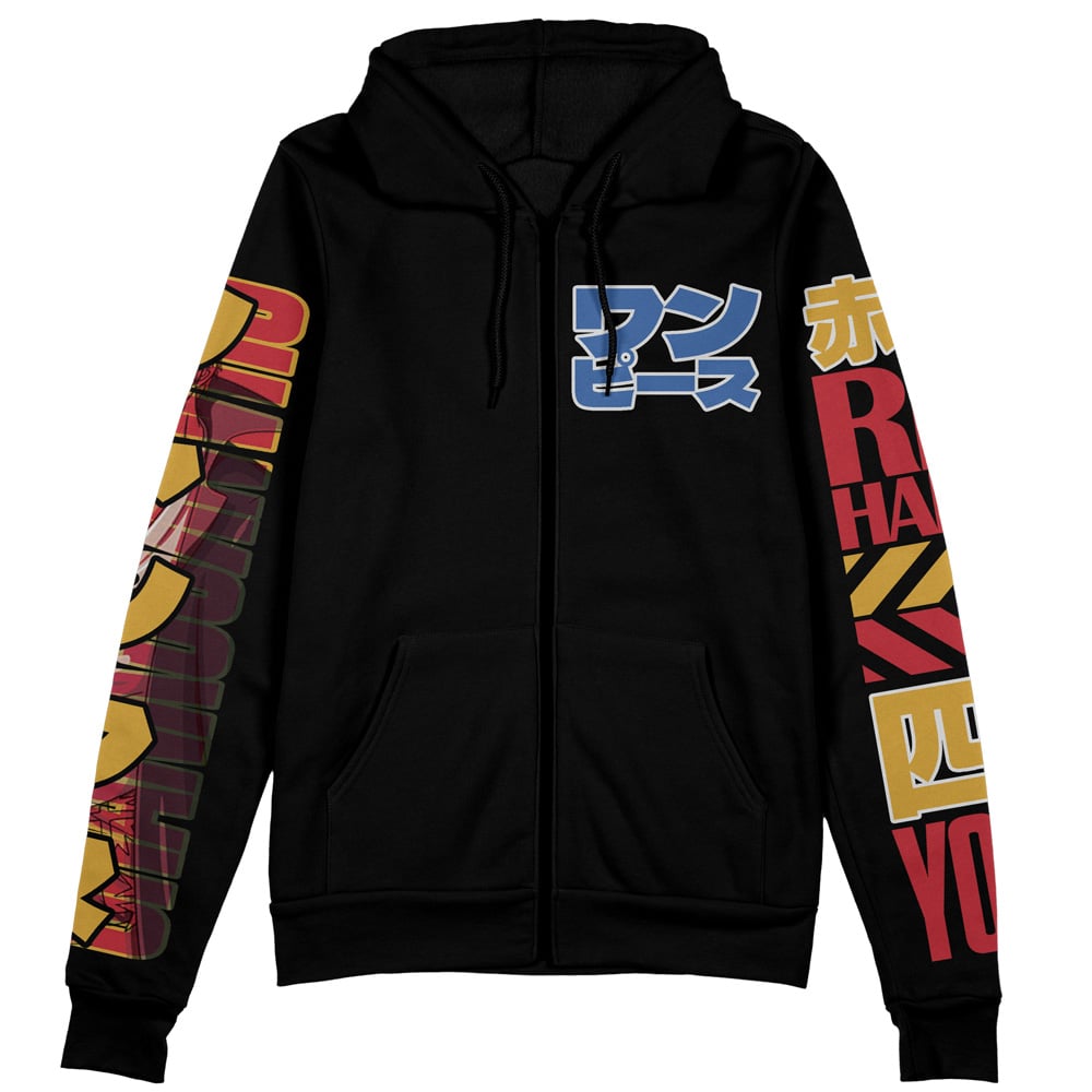 Morukai "Shanks V2 One Piece Streetwear Zip Hoodie Jacket