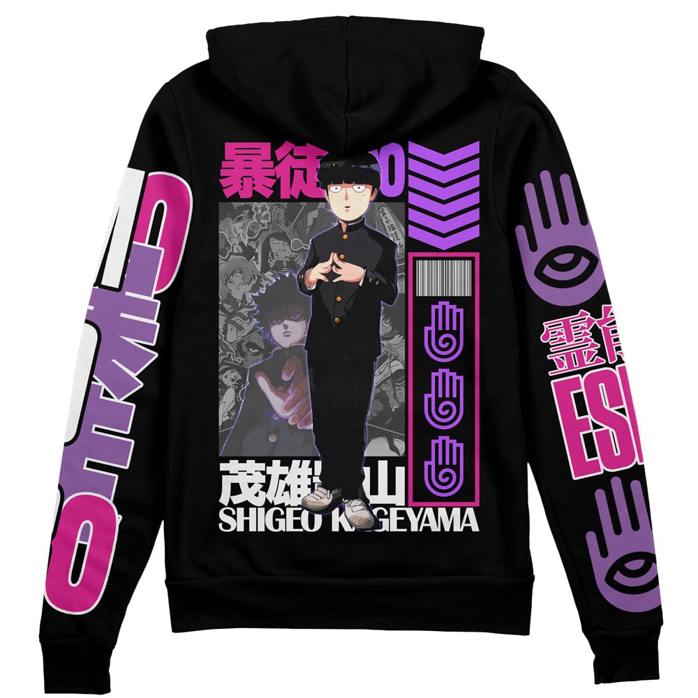Morukai "Shigeo Kageyama V2 Mob Psycho 100 Streetwear Zip Hoodie Jacket