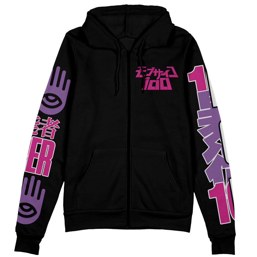 Morukai "Shigeo Kageyama V2 Mob Psycho 100 Streetwear Zip Hoodie Jacket