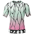 Morukai "Shinobu Kocho" Demon Slayer: Kimetsu no Yaiba Short Sleeve Rash Guard Compression Shirt