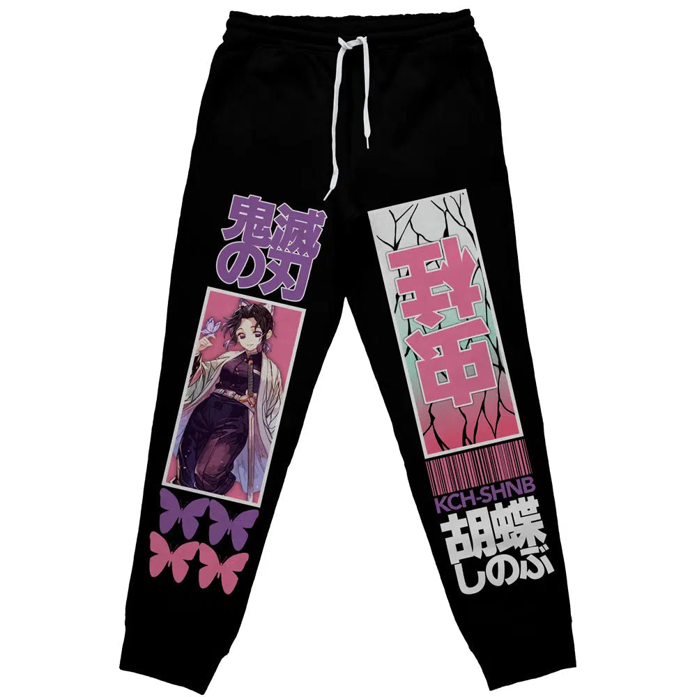 Morukai "Shinobu Kocho" Demon Slayer: Kimetsu no Yaiba Streetwear Sweatpants V1