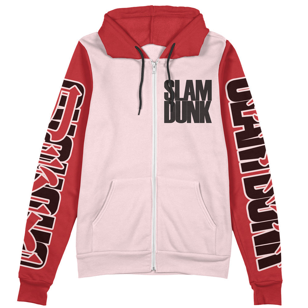 Morukai "Shohoku Team Slam Dunk Streetwear Zip Hoodie Jacket