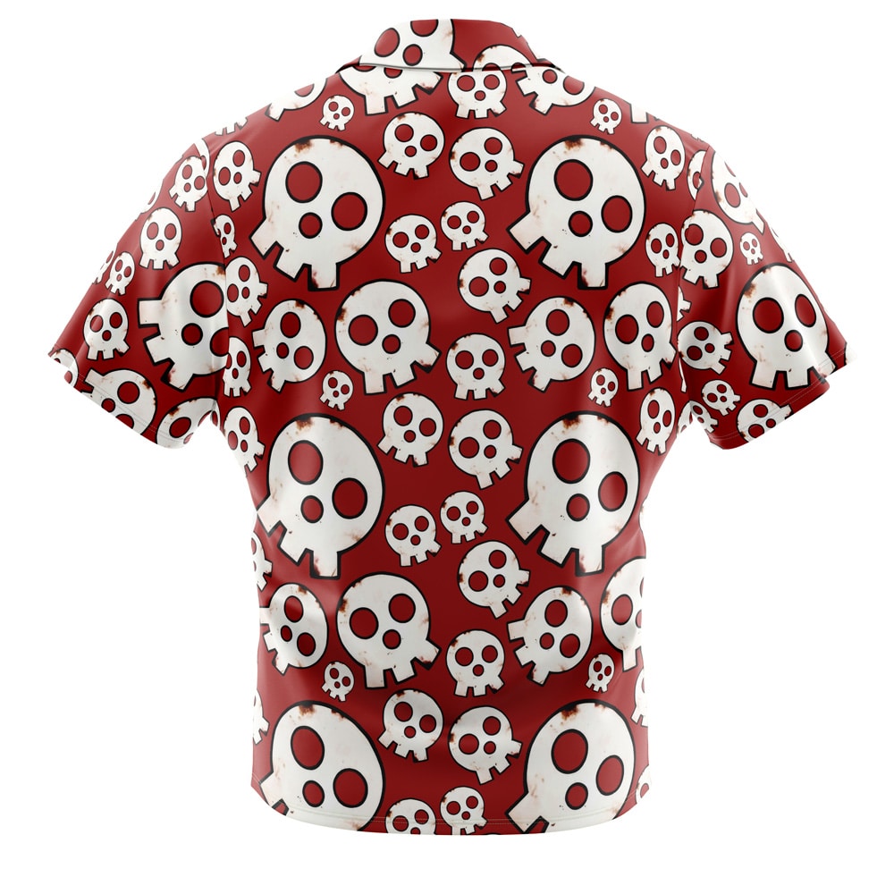 Morukai "Skull Emblem" Fire Force Hawaiian Shirt